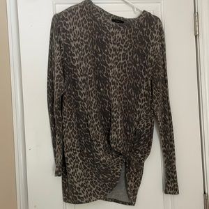 Leopard Long Sleeve Tunic